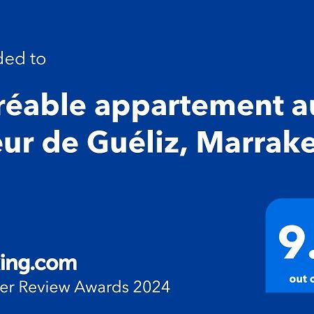 Agreable Appartement Au Coeur De Gueliz, Marrakech Marrakesh Exterior photo