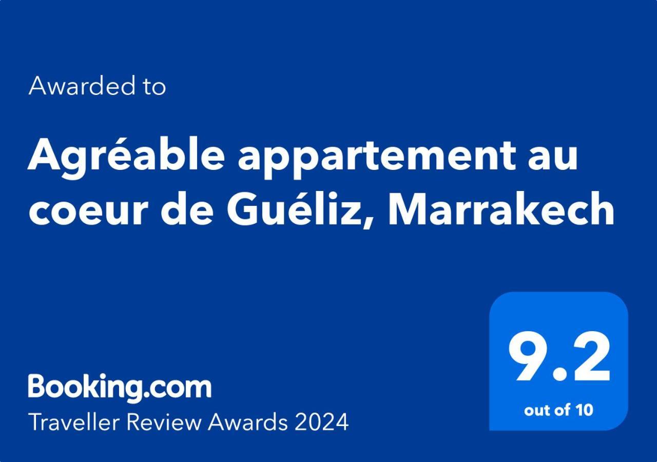 Agreable Appartement Au Coeur De Gueliz, Marrakech Marrakesh Exterior photo